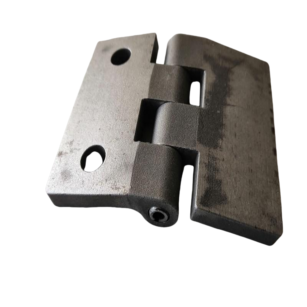 Precision cast steel hinge for heavy-duty door